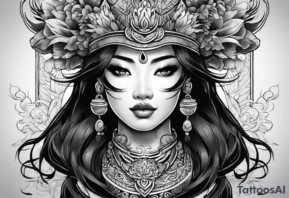 Traditional Vietnamese tattoo idea