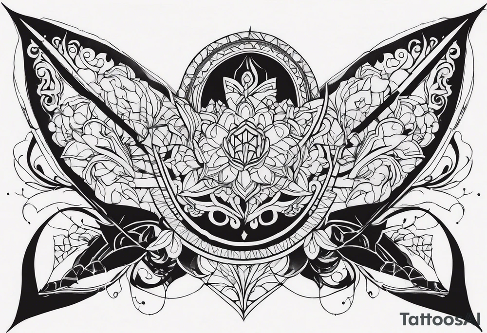 444 tattoo idea
