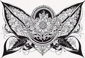444 tattoo idea