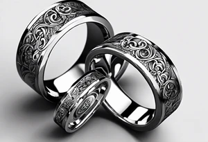 Small letter T on ring finger tattoo idea
