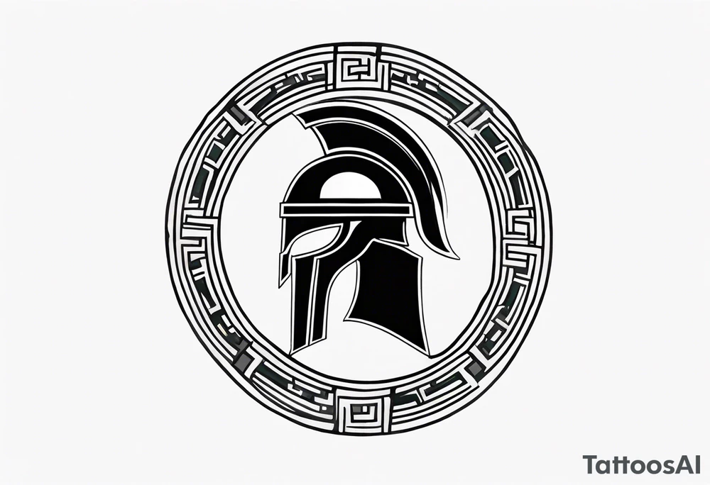 greek spartan symbol tattoo tattoo idea
