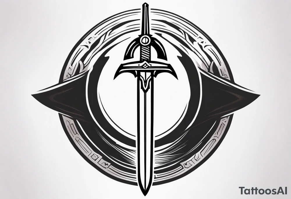 Ancient spartan sword symbol tattoo tattoo idea