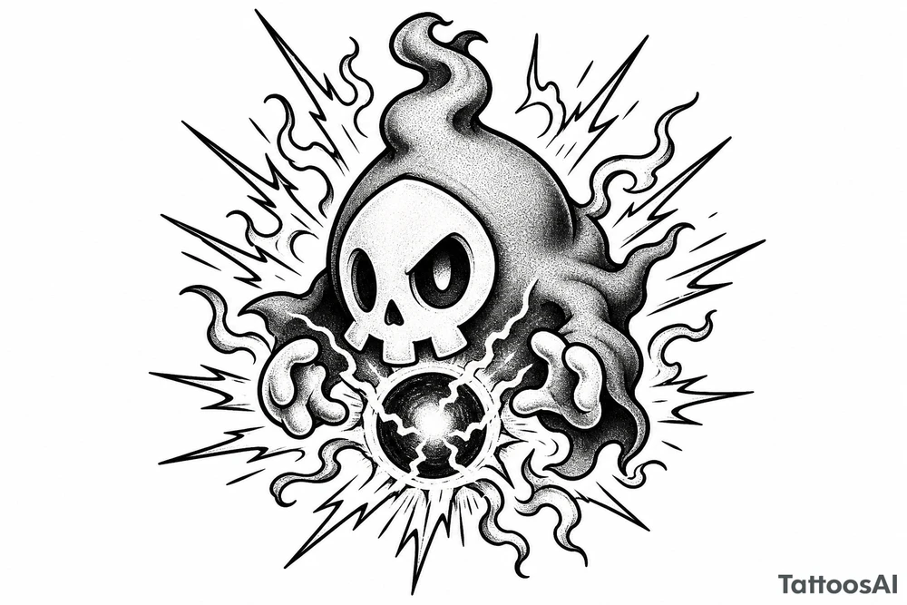 Duskull charging energy for supermove tattoo idea