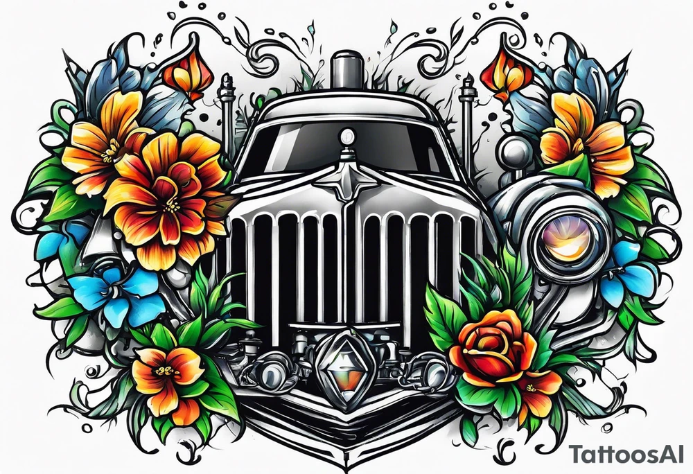 Sprinkler lawn sprinkler tattoo idea