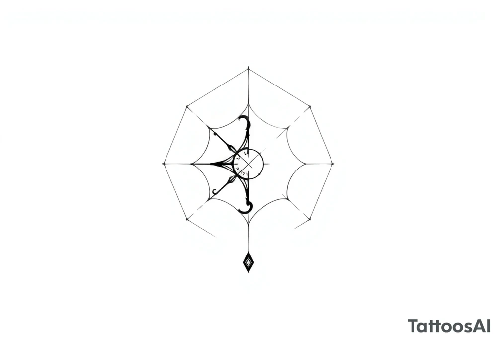 End falling apart hexagonal geometric pattern tattoo idea End falling apart hexagonal geometric pattern tattoo idea