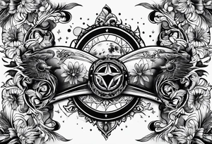 Space Mann schöne Zukunft tattoo idea