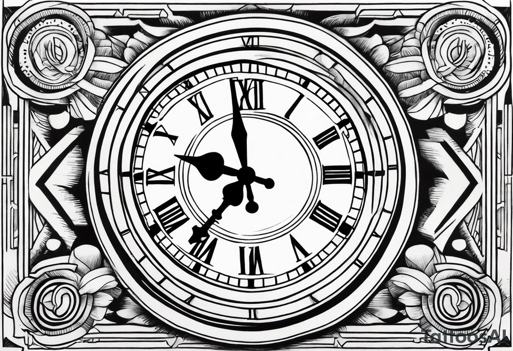 Time is money tattoo idea