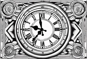 Time is money tattoo idea