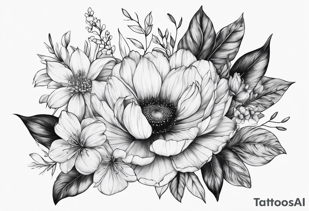 Iwant to make my idea flowers tattoo idea