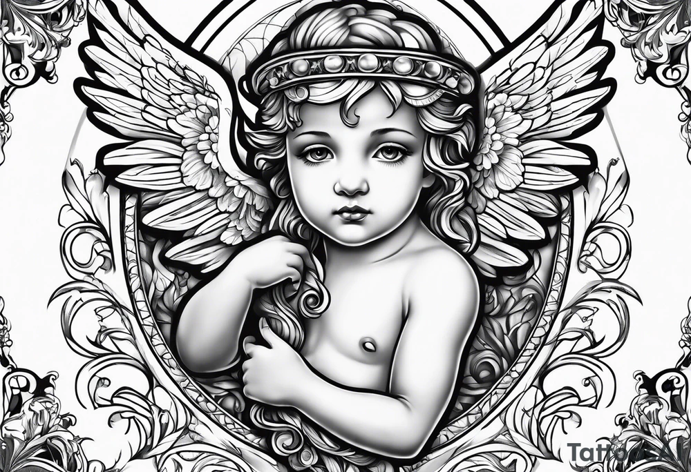 cherub tattoo idea
