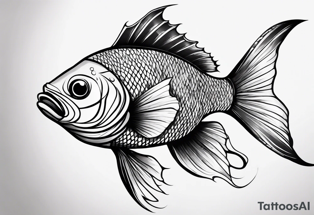 tattoo half sleeve fish tattoo idea