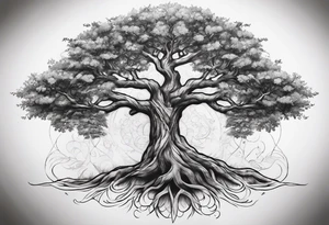 Family tree tattoo idea
