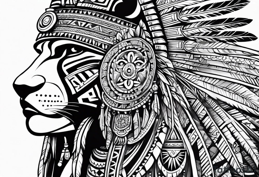 Aztec tattoo idea