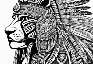 Aztec tattoo idea