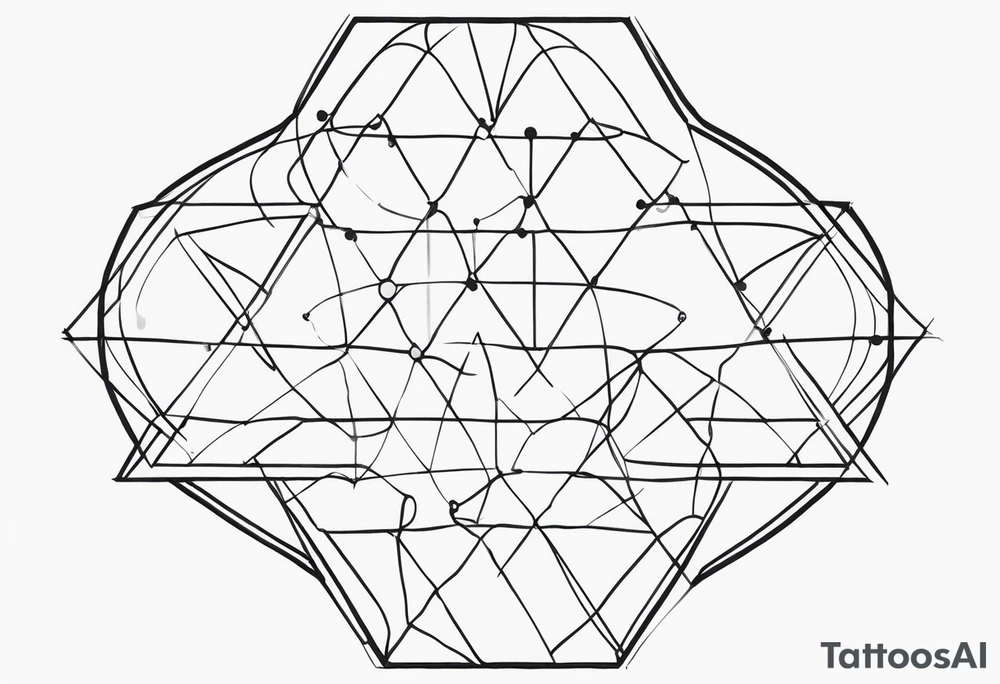 a simple design using only 4 dots tattoo idea