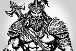 barbarian tattoo idea
