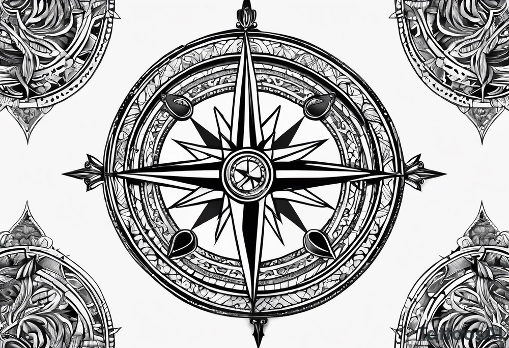 Vikings compass tattoo idea