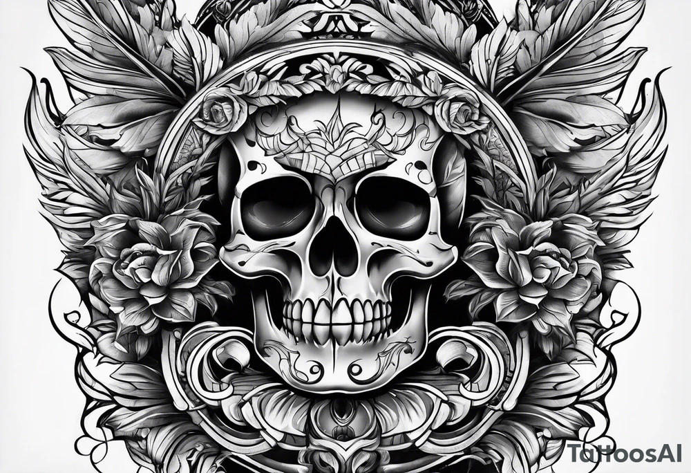 Tattoo am Arm mit einem großen Stammbaum tattoo idea