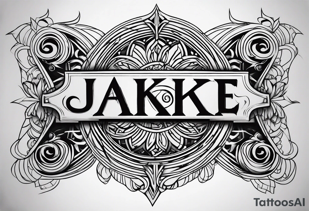Jake name tattoo idea