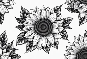 Name Annalise with sunflower tattoo idea