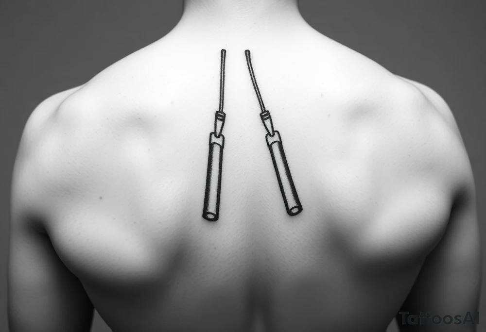 jump rope tattoo tattoo idea