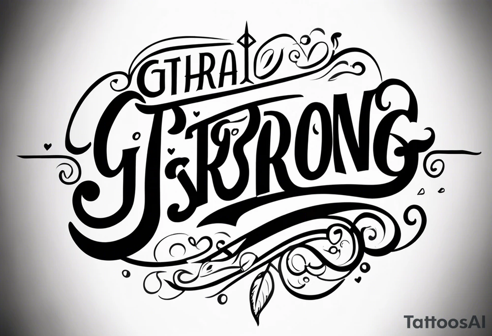 GracieStrong tattoo idea