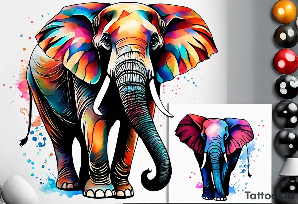 Elephant Family tattoo idea