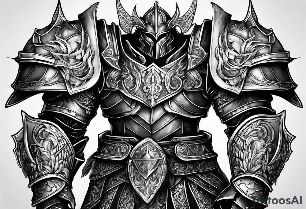 heavy armor tattoo idea