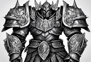 heavy armor tattoo idea