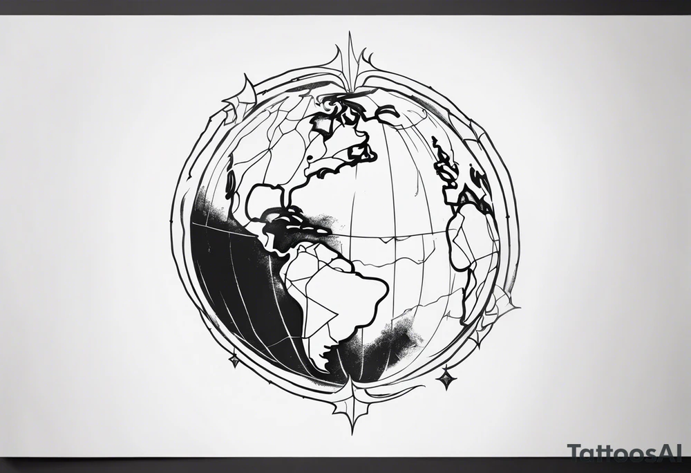 Gothic Mother Earth tattoo idea