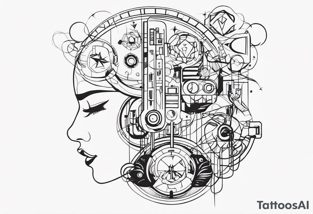 You can on controls your mind tattoo idea