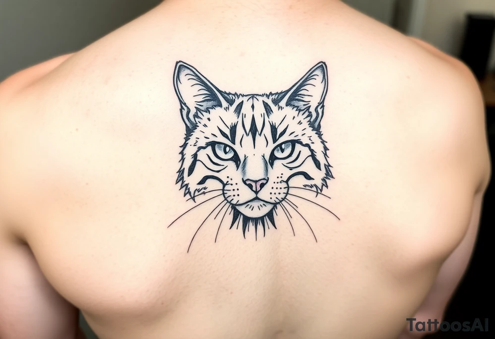 cat tattoo idea