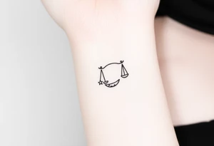 Libra stars tattoo idea