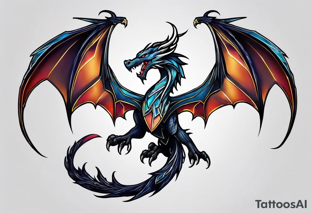 Wyvern tattoo idea