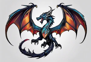 Wyvern tattoo idea
