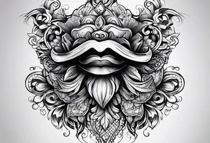 Skin ripping tattoo idea