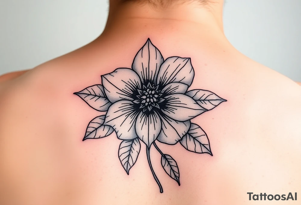 flower that represents the birth months of February March april tattoo idea