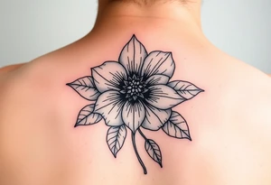 flower that represents the birth months of February March april tattoo idea