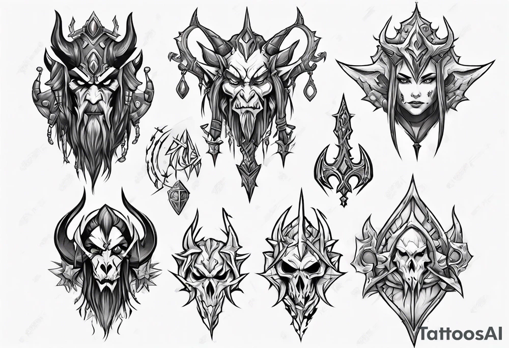World of warcraft tattoo idea