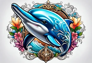 dolphin tattoo idea