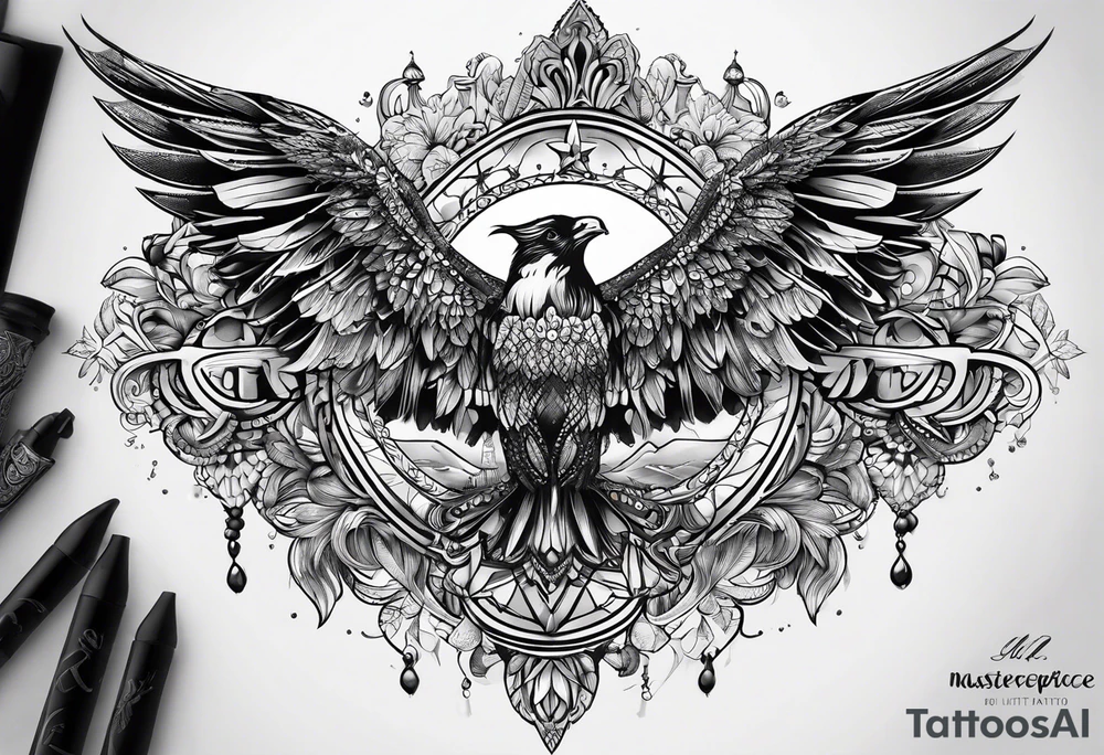 July 23 with a x through it and July 24 below it tattoo idea