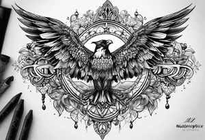 July 23 with a x through it and July 24 below it tattoo idea