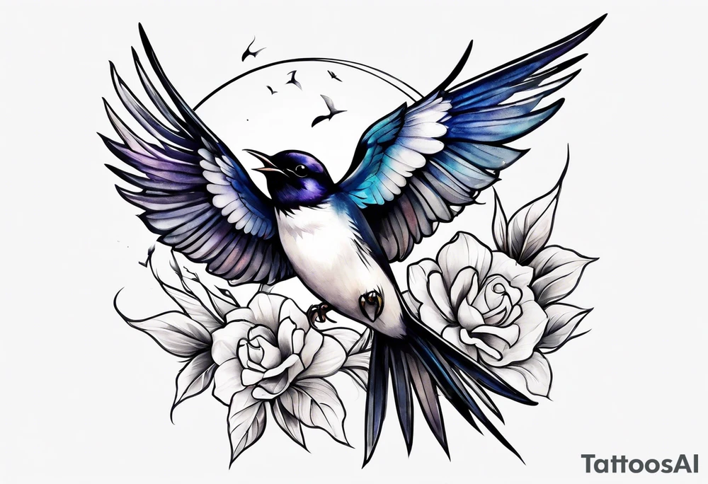 Swallows tattoo idea
