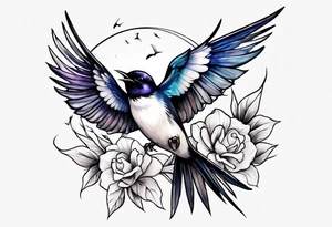 Swallows tattoo idea