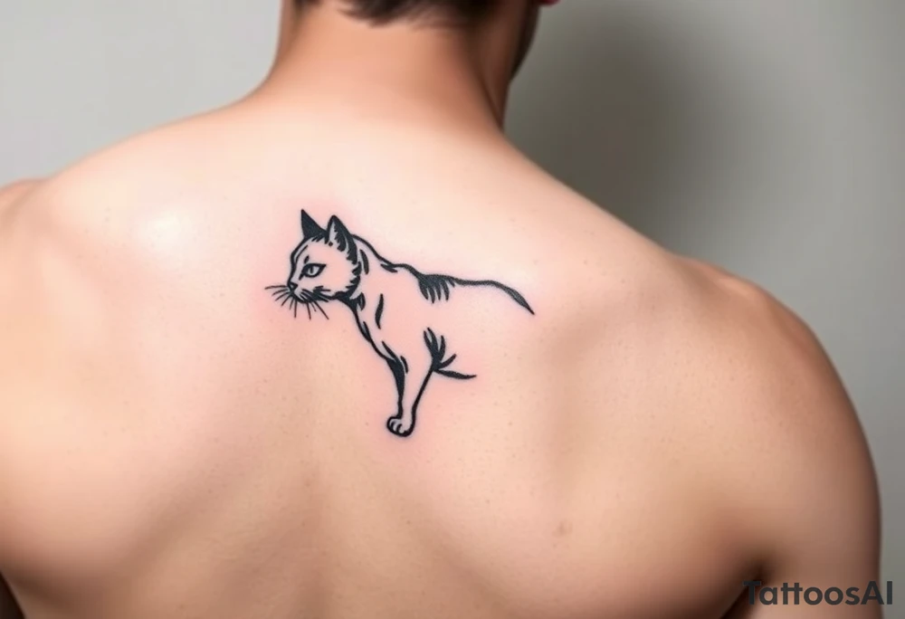 Black Cat tattoo idea