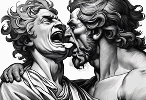 Saturn Devouring His Son tattoo idea