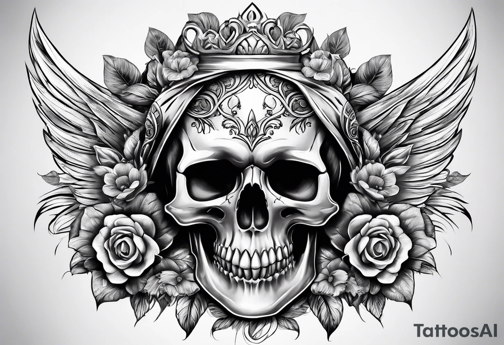 skull tattoo idea