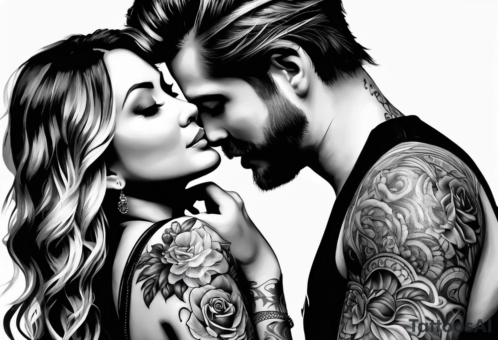 Father daughter, meaningful, music, love, tattoo idea
