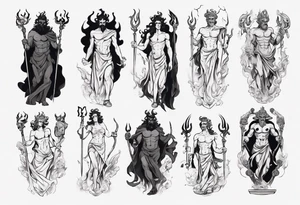 greek god Hades tattoo idea