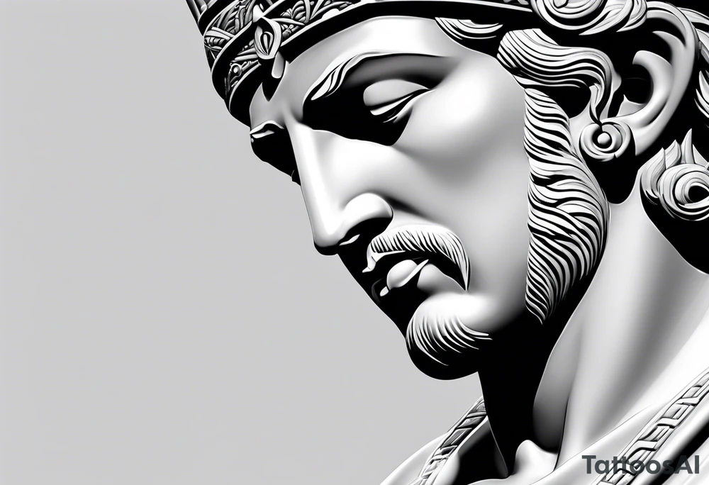 Statue tattoo idea